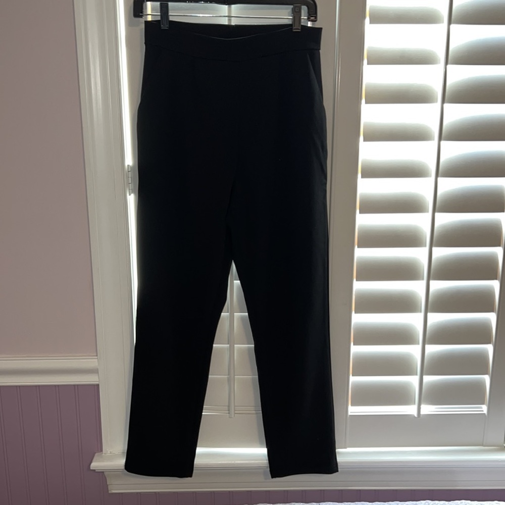 Floerns Women's Solid High Waist Tapered Ankle Stretch Work Pants - Picture 10 of 10